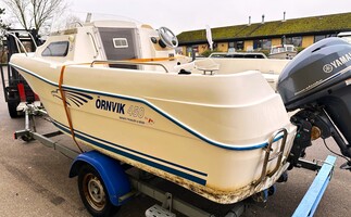 ​Ørnvik 450 CAB Med Yamaha 30hk Påhængsmotor