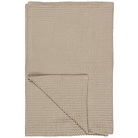 Håndklæde Liseleje m/vaffelmønster beige