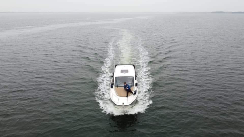 Quicksilver 905 Weekend med F300 Mercury samt Brenderup trailer (Opbevaring)