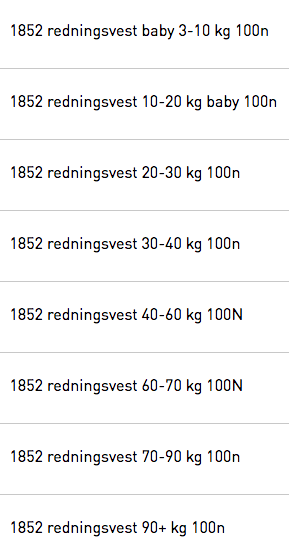 50% PÅ ALLE ORANGE REDNINGSVESTE