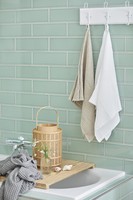 Håndklæde Liseleje m/vaffelmønster beige