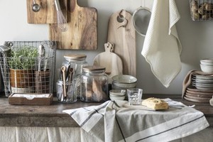 Opbevaringsglas m/trælåg 3000 ml