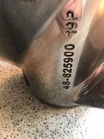 Brugt! Rustfri stål propel 19 tommer. 