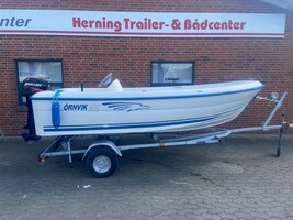 Ørnvik 410 m/Mercury 25 hk 2-takt og Variant trailer