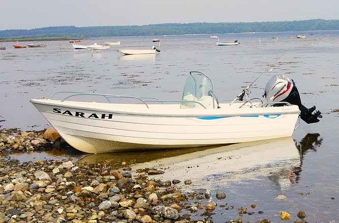 Terhi Nordic 6020 med Mariner 30HK (2006) – Stabil og holdbar jolle