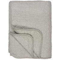 Quilt hvide og jordfarvede mælkedrengestriber