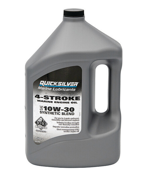 10W30 Motorolie halvsyntetisk 4 Liter